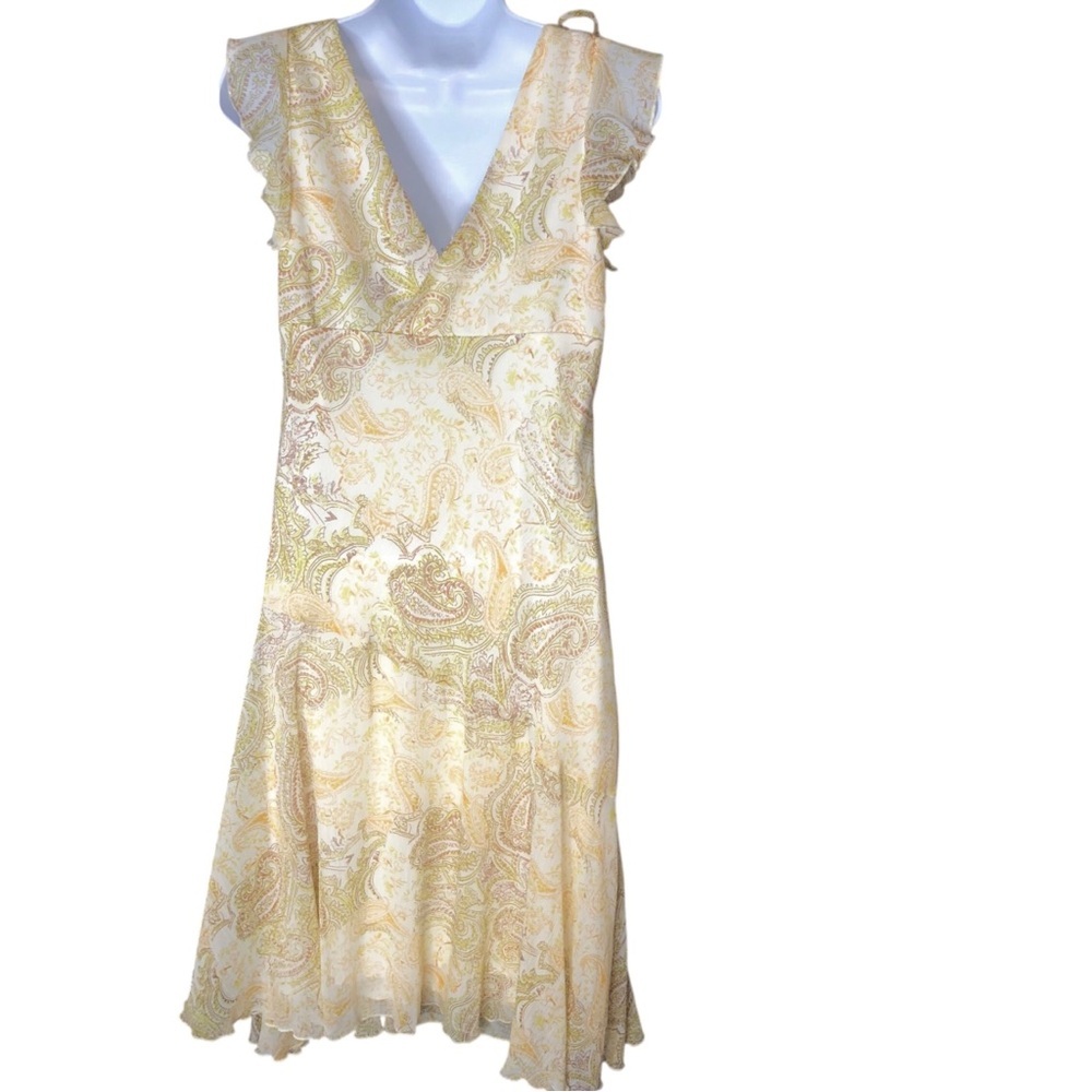 Vintage 90's Y2K Studio Y Fairycore Empire Waist Paisley Asymmetric ASO Alt Rory - Picture 8 of 10